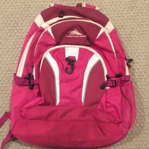 High Sierra backpack pink